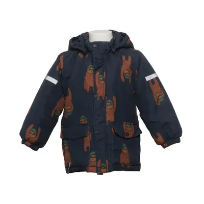 Vinterjacka (Blå, Brun) från Lindex Kids Polyester