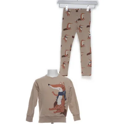 Pyjamas (Beige, Brun, Flerfärgad) från Lindex Kids Bomull, Elastan