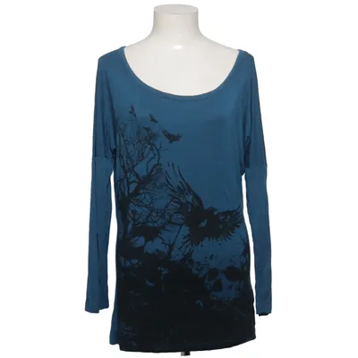 T-shirt à manches longues (Bleu, Noir) de Black Premium Élasthane, Viscose