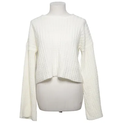 Pull-over (Blanc) de Chiquelle Acrylique, Laine
