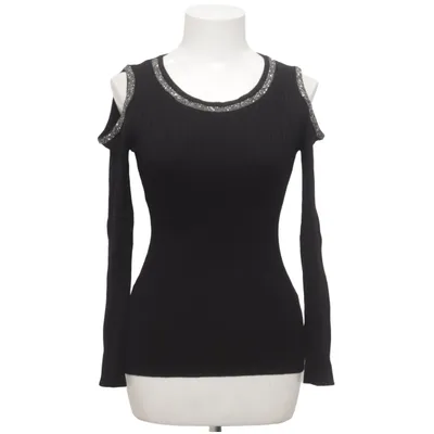 Top (Black) from Nicole Elastane, Polyamide, Viscose