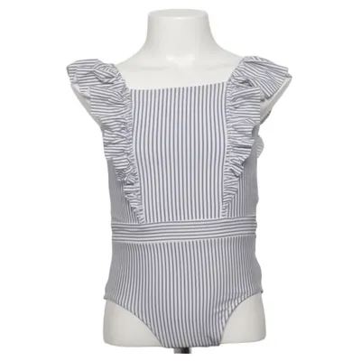 Badedragt (Blå, Hvid) fra H&M Elastan, Polyamid, Polyester