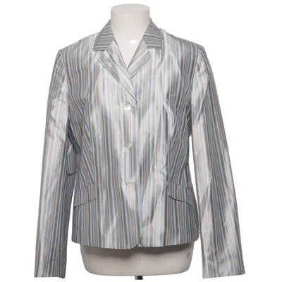 Blazer (Blue, Beige, White) from Savannah Acetate, Silk
