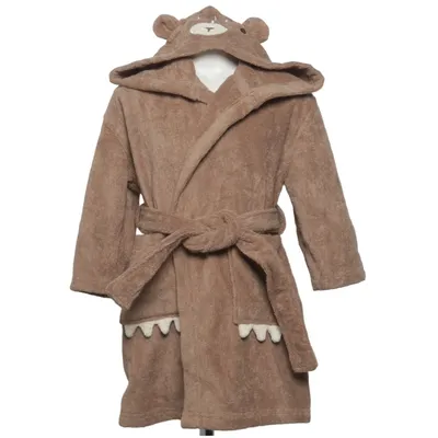 Bathrobe (Brown) from Little Roomies Organic cotton