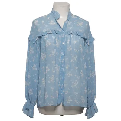 Blus (Blå, Vit) från Zara Polyester