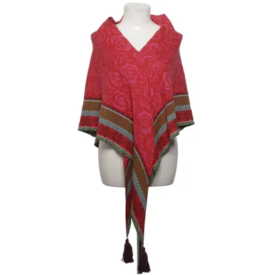 Poncho (Rosa, Röd, Flerfärgad) från Gudrun Sjödén Ekologisk bomull