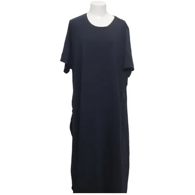 Maxi jurk (Blauw) van Pure by Ulla Popken Elastaan, Organisch katoen