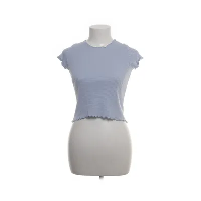 Crop top (Blå, Vit) från Brandy Melville Bomull