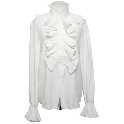 Bluse (Hvid) fra Luzabelle Bomuld, Polyester
