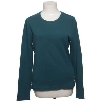 Långärmad t-shirt (Blå) från Flash Basic Bomull, Elastan
