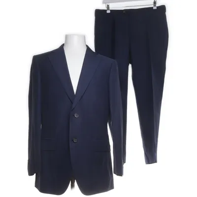Suit (Blue) from Suitsupply Linen, Cupro, Wool, Viscose, Polyester