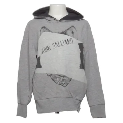 Sweat à capuche (Gris) de John Galliano Coton, Polyester