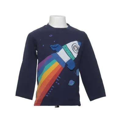 Långärmad t-shirt (Blå, Flerfärgad) från Next Bomull