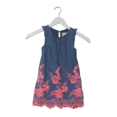 Robe en jean (Bleu, Rose) de Rare Editions Coton, Polyester