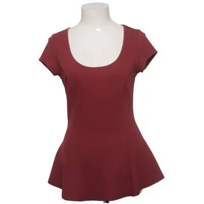 Peplum top (Rood) van Oxygene Elastaan, Polyester