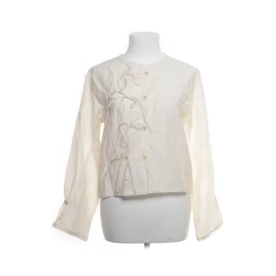 Blouse (Beige) from Massimo Dutti Lyocell, Polyamide