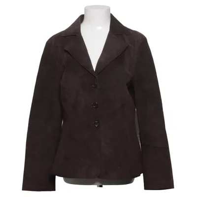 Läderkavaj (Brun) från S.Oliver Women Skinn, Polyester