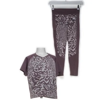 Träningsset (Brun, Flerfärgad) från Adidas Elastan, Polyester