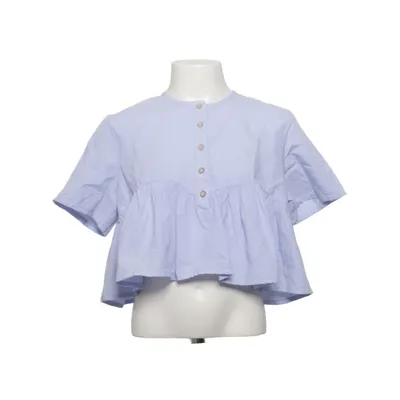 Blus (Blå) från Morley Bomull, Elastan