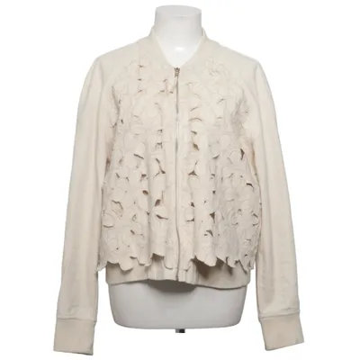 Bomberjacka (Beige) från Anthropologie Bomull, Linne, Polyester