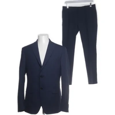 Kostym (Blå) från Zara Man Viskos, Polyester