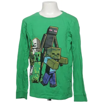 Long sleeve T-shirt (Green, Multicolored) from Mojang Cotton