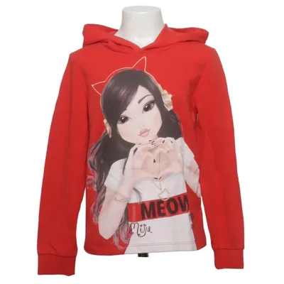 Huvtröja (Röd, Vit, Svart) från Top Model Bomull, Elastan