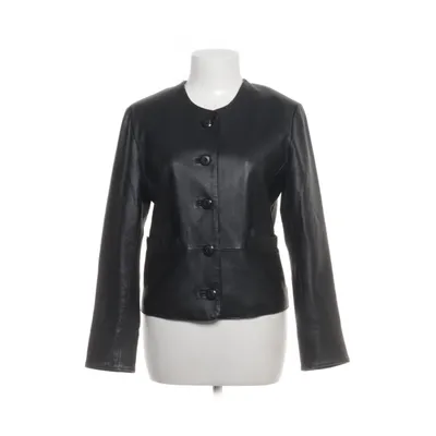 Leather jacket (Black) from Gallucci Polyester, Leather