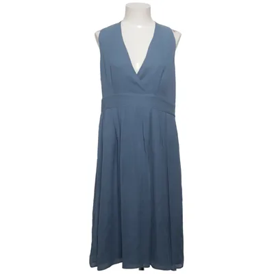 Dress (Blue) from 123 Polyester, Silk