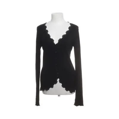 Cardigan (Black) from Uli Knecht Elastane, Viscose