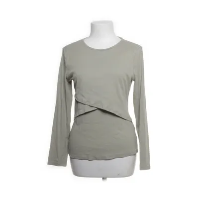 Ammetrøje (Grøn) fra H&M Mama Bomuld, Elastan