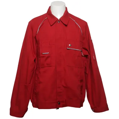 Work jacket (Red) from Planam Cotton, Polyamide, Polyester