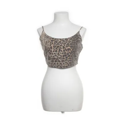 Crop top (Bruin, Beige) van Allsaints Katoen, Elastaan