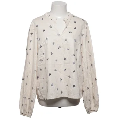 Blus (Beige, Blå) från Part Two Ekologisk bomull