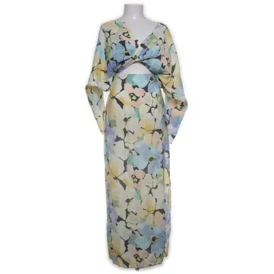 Långklänning (Blå, Gul, Flerfärgad) från ASOS Edition Polyester, Viskos