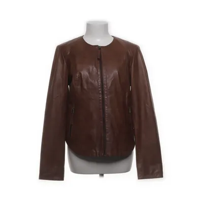 Leather jacket (Brown) from Levinsky Cotton, Leather, Polyester