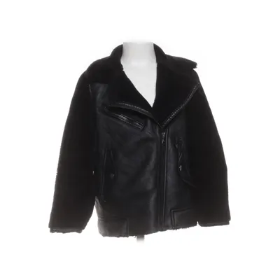 Shearlingjacka (Svart) från Medina Polyester, Polyuretan