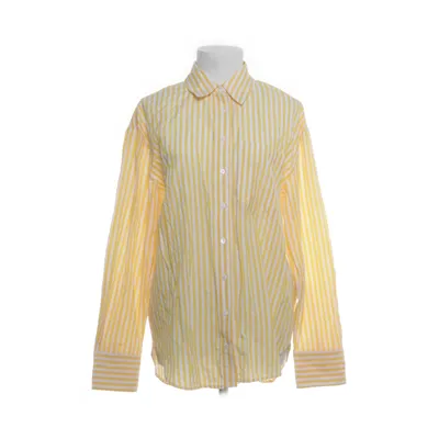 Skjorte (Gul, Hvid) fra Stradivarius Bomuld, Polyester