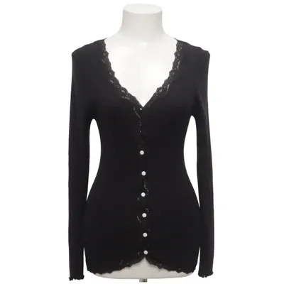 Cardigan (Sort) fra Rosemunde Bomuld, Elastan, Polyamid, Silke