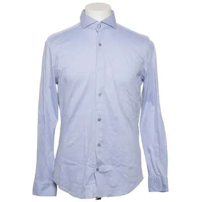 Shirt (Blauw) van Dressmann Katoen