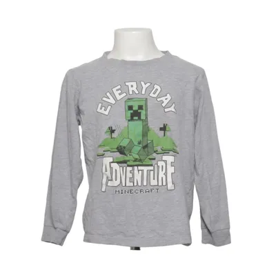 Långärmad t-shirt (Minecraft Everyday Adventure) från Minecraft Bomull, Polyester