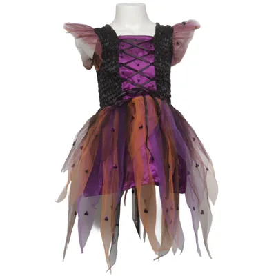 Fancy dress (Purple, Black, Orange) from Minisa Polyester