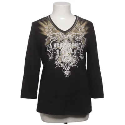 T-shirt à manches longues (Noir, Multicolore) de Betty Barclay Coton