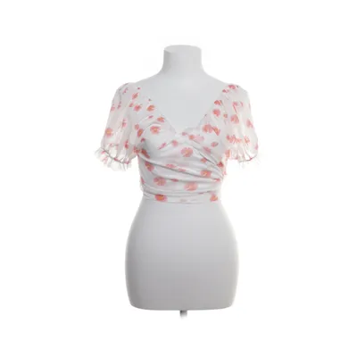 Crop top (White, Pink, Yellow) from SBetro Polyester, Elastane