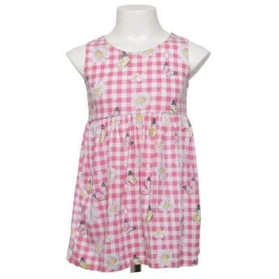 Kjole (Pink, Hvid, Flerfarvet) fra Lusa Bomuld, Elastan, Polyester