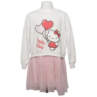 Jurk (Wit, Roze, Rood) van H&M Katoen, Polyester