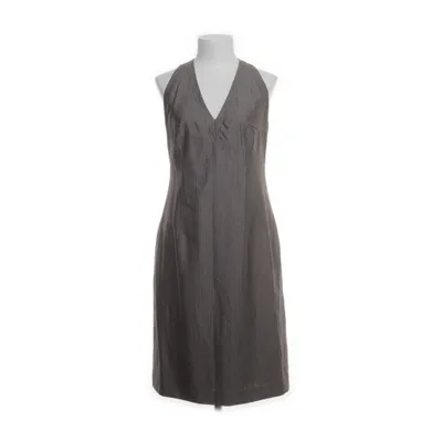 Klänning (Grå) från René Lezard Acetat, Kupro, Silke, Ull