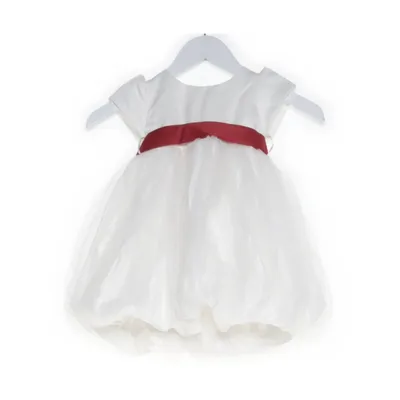 Bloemenmeisjes jurk (Wit) Polyester, Viscose