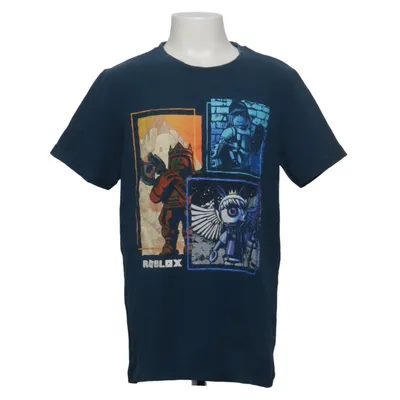 T-shirt (Blå, Flerfärgad) från Roblox Bomull, Elastan