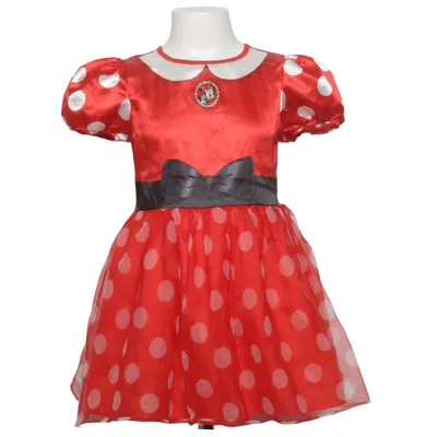 Fancy dress (Red, Multicolored) from H&M Polyester